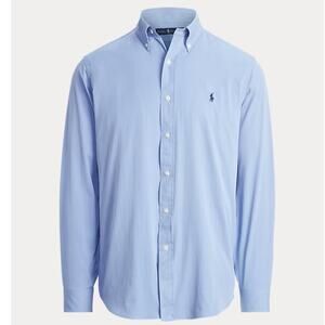 Ralph Lauren Classic Fit Performance Twill Button Down Shirt Blue size Medium